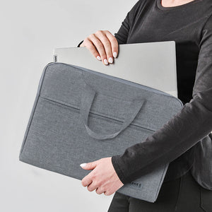 Сумка для документів текстильна Axent 1632-01-A,  А4, 1 відділ, світло-сіра