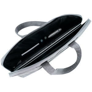 Сумка для документів текстильна Axent 1632-01-A,  А4, 1 відділ, світло-сіра