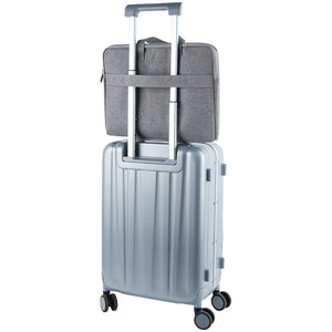 Сумка для документів текстильна Axent 1632-01-A,  А4, 1 відділ, світло-сіра