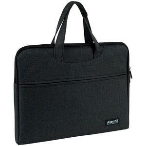 Сумка для документів текстильна Axent 1632-02-A, А4, 1 відділ, темно-сіра