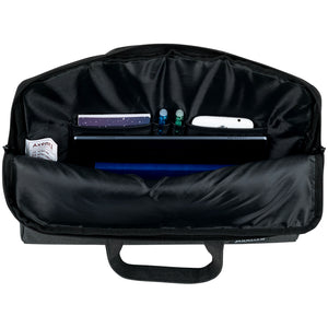 Сумка для документів текстильна Axent 1632-02-A, А4, 1 відділ, темно-сіра