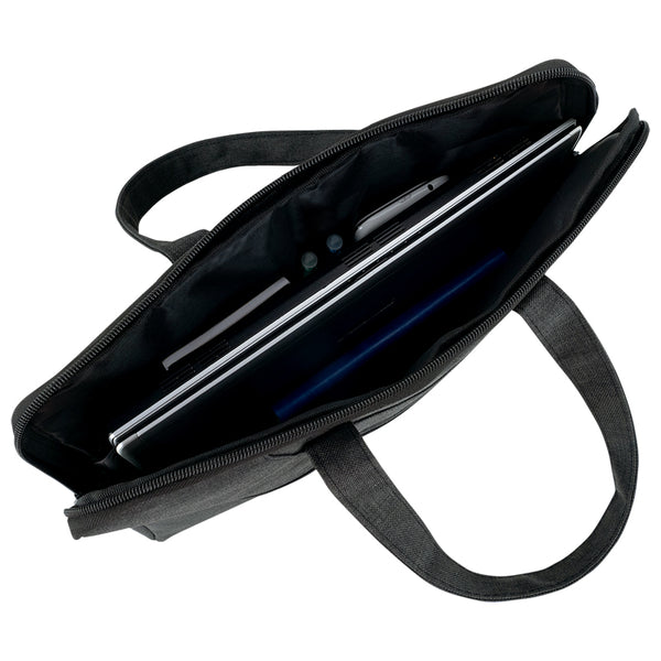 Сумка для документів текстильна Axent 1632-02-A, А4, 1 відділ, темно-сіра