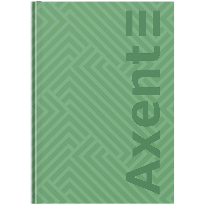 Книга записна Axent Pattern 8425-1-A, А4- 203*273 мм, 96 аркушів, клітинка, зелена