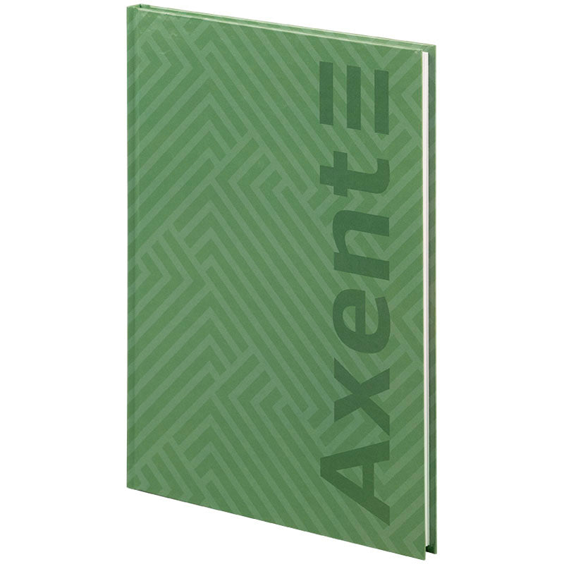 Книга записная Axent Pattern 8425-1-A, А4- 203*273 мм, 96 листов, клетка, зеленая