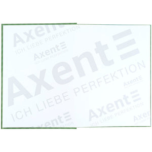 Книга записна Axent Pattern 8425-1-A, А4- 203*273 мм, 96 аркушів, клітинка, зелена