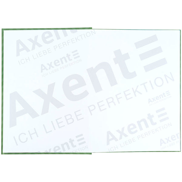 Книга записна Axent Pattern 8425-1-A, А4- 203*273 мм, 96 аркушів, клітинка, зелена