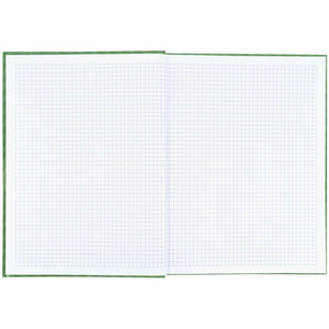 Книга записна Axent Pattern 8425-1-A, А4- 203*273 мм, 96 аркушів, клітинка, зелена