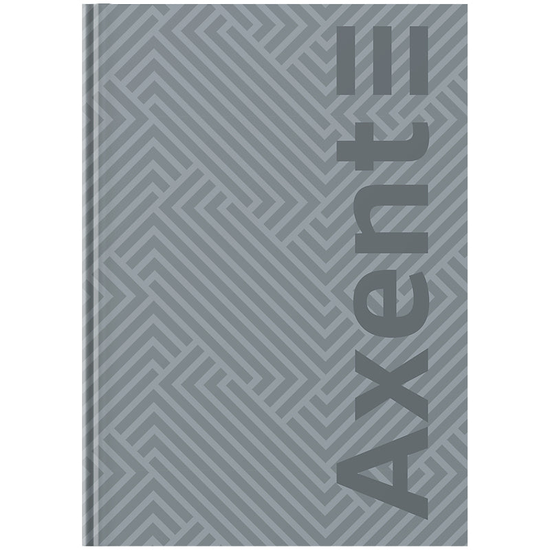 Книга записна Axent Pattern 8425-2-A, А4- 203*273 мм, 96 аркушів, клітинка, сіра