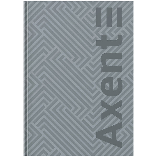 Книга записна Axent Pattern 8425-2-A, А4- 203*273 мм, 96 аркушів, клітинка, сіра