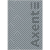 Книга записна Axent Pattern 8425-2-A, А4- 203*273 мм, 96 аркушів, клітинка, сіра