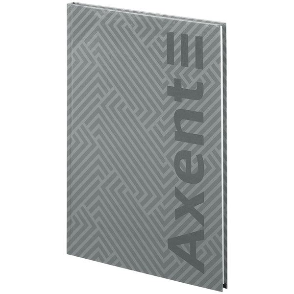 Книга записна Axent Pattern 8425-2-A, А4- 203*273 мм, 96 аркушів, клітинка, сіра