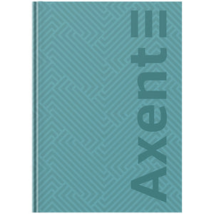 Книга записна Axent Pattern 8425-3-A, А4- 203*273 мм, 96 аркушів, клітинка, бірюзова