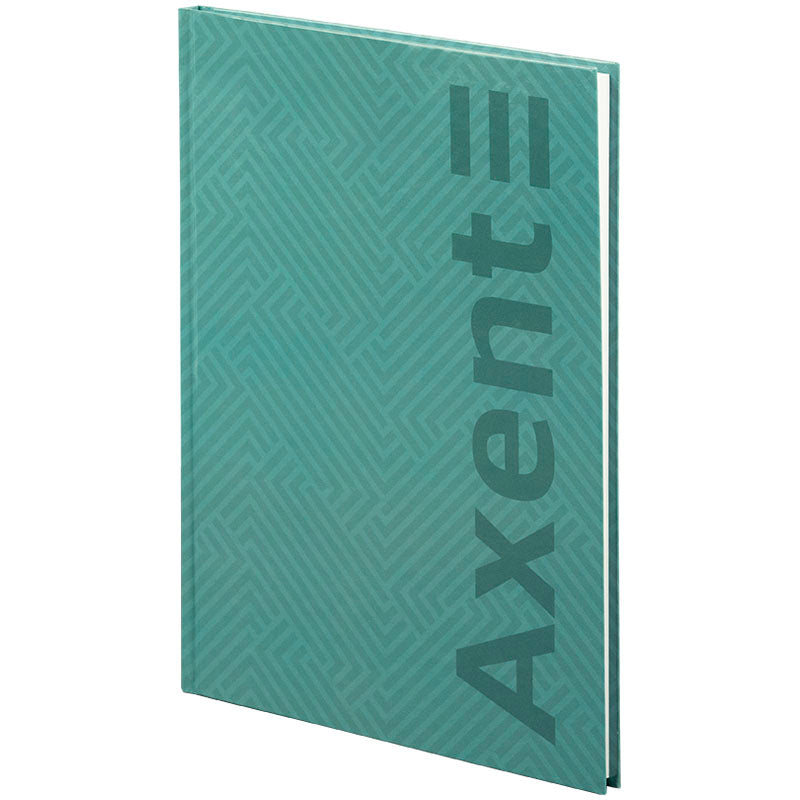 Книга записная Axent Pattern 8425-3-A, А4- 203*273 мм, 96 листов, клетка, бирюзовая