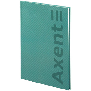 Книга записна Axent Pattern 8425-3-A, А4- 203*273 мм, 96 аркушів, клітинка, бірюзова