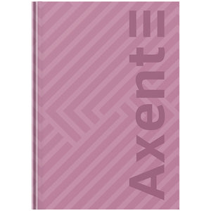 Книга записна Axent Pattern 8425-4-A, А4- 203*273 мм, 96 аркушів, клітинка, рожева