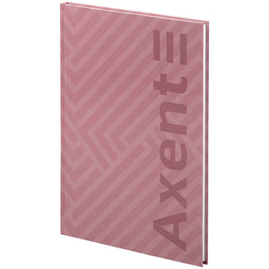 Книга записна Axent Pattern 8425-4-A, А4- 203*273 мм, 96 аркушів, клітинка, рожева