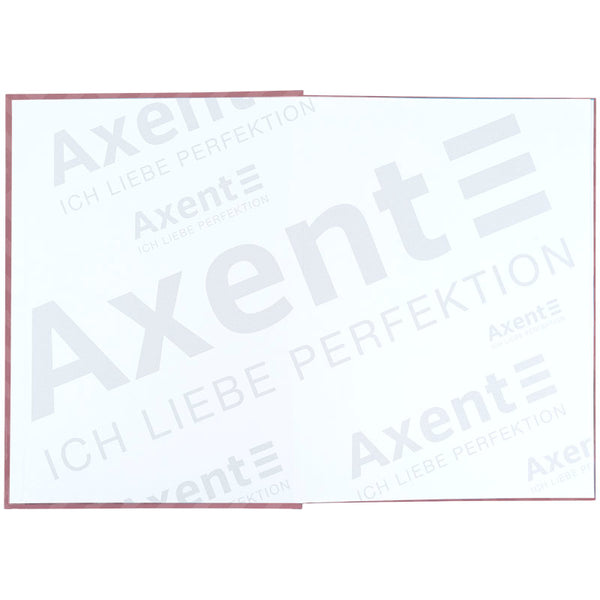 Книга записна Axent Pattern 8425-4-A, А4- 203*273 мм, 96 аркушів, клітинка, рожева