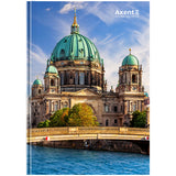 Книга записна Axent City Berlin 8425-6-A, А4- 203*273 мм, 96 аркушів, клітинка