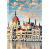 Книга записна Axent City Budapest 8425-8-A, А4- 203*273 мм, 96 аркушів, клітинка