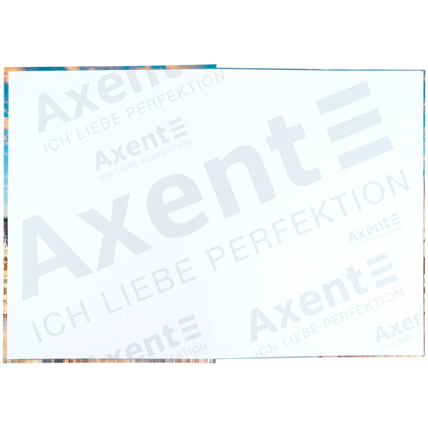 Книга записна Axent City Budapest 8425-8-A, А4- 203*273 мм, 96 аркушів, клітинка