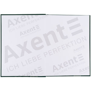 Книга записна Axent One color 8426-1-A, А4- 203*273 мм, 96 аркушів, клітинка, зелена