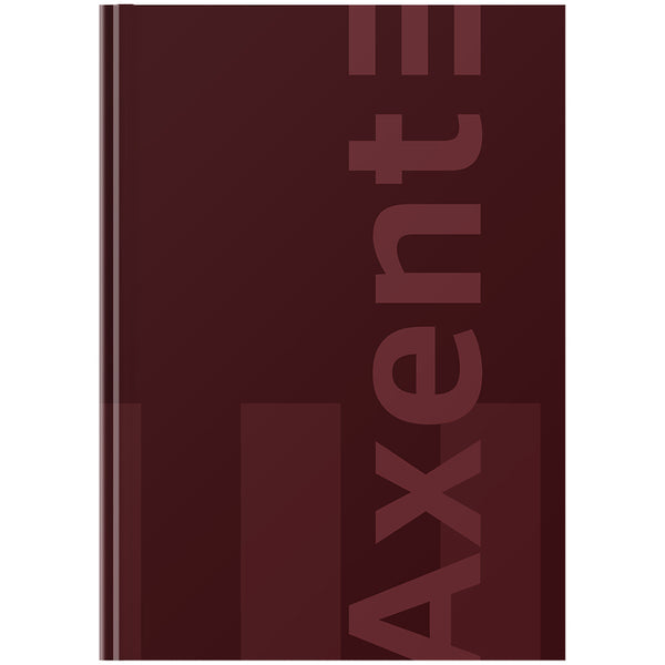 Книга записна Axent One color 8426-2-A, А4- 203*273 мм, 96 аркушів, клітинка, зелена