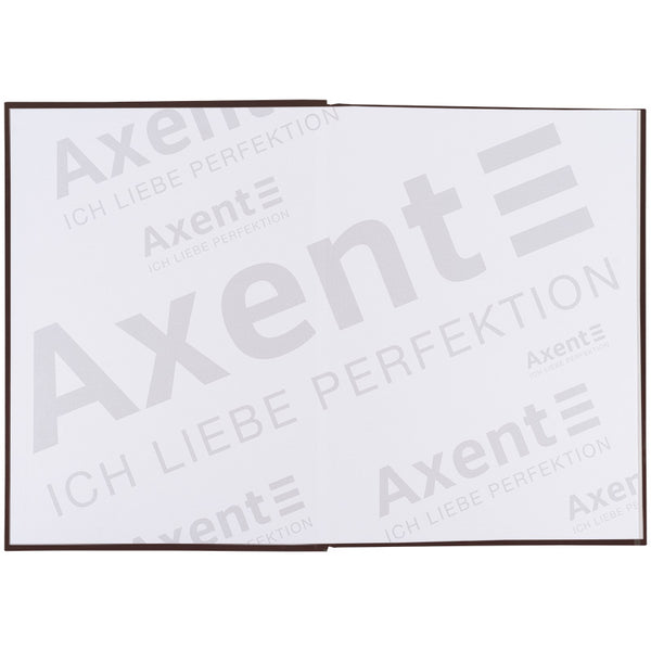Книга записна Axent One color 8426-2-A, А4- 203*273 мм, 96 аркушів, клітинка, зелена