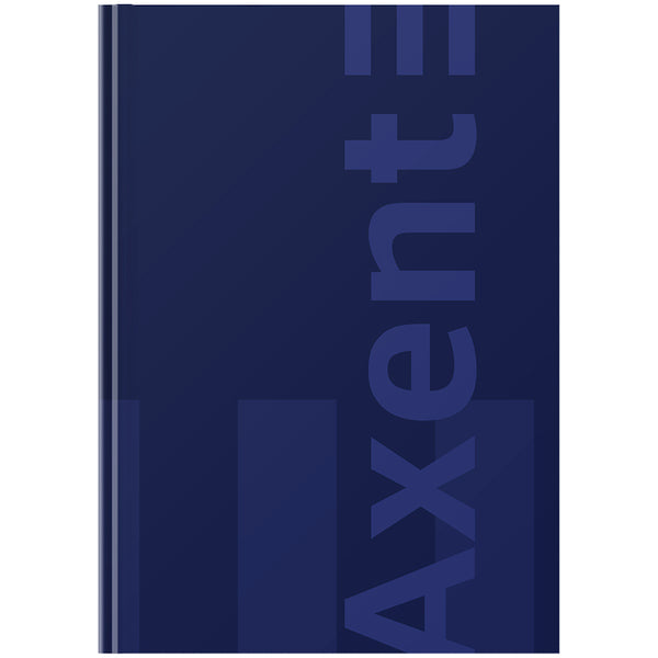 Книга записна Axent One color 8426-3-A, А4- 203*273 мм, 96 аркушів, клітинка, синя