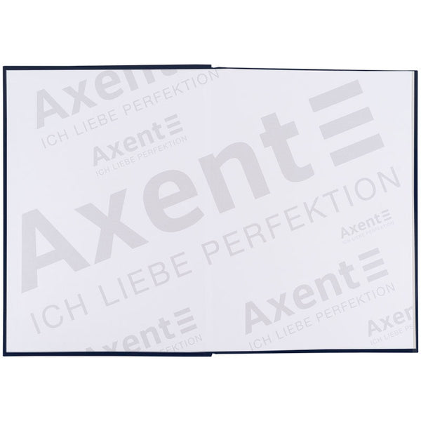 Книга записна Axent One color 8426-3-A, А4- 203*273 мм, 96 аркушів, клітинка, синя