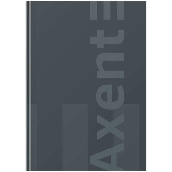 Книга записна Axent One color 8426-4-A, А4- 203*273 мм, 96 аркушів, клітинка, сіра