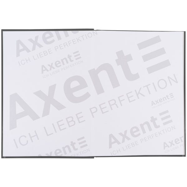 Книга записна Axent One color 8426-4-A, А4- 203*273 мм, 96 аркушів, клітинка, сіра