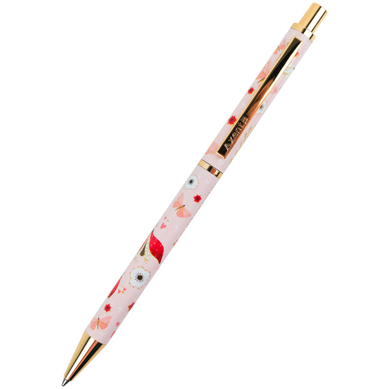 Ручка шариковая автоматическая Axent Secret Garden AB1107-02-1-A-TR, 0.7 мм, синяя