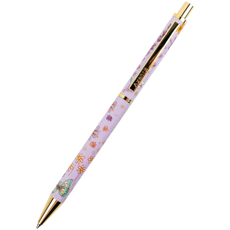 Ручка шариковая автоматическая Axent Morning Dew AB1107-02-1-A-TR, 0.7 мм, синяя