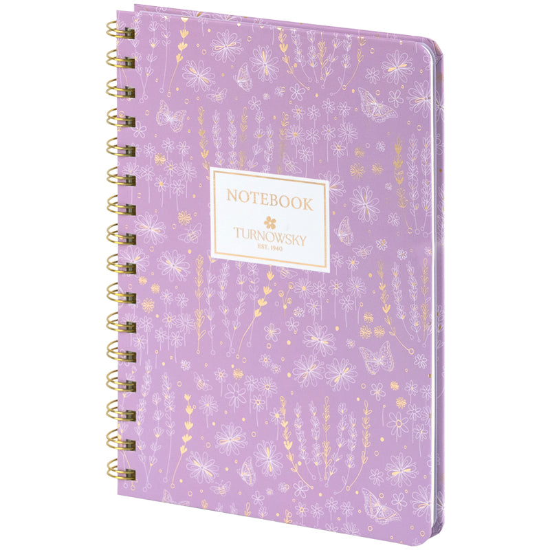 Блокнот на спіралі Axent Turnowsky Morning Dew 8473-13-A-TR, А5, 80 аркушів, клітинка