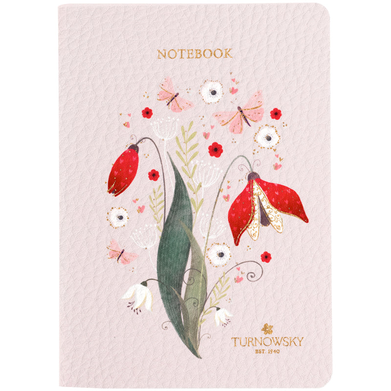 Книга записна Axent Turnowsky Secret Garden 8711-2-A-TR, А6, 60 аркушів, клітинка