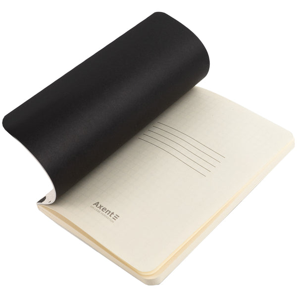 Книга записна Axent Partner  Black&White 8711-7-A, A6, 60 аркушів, клітинка