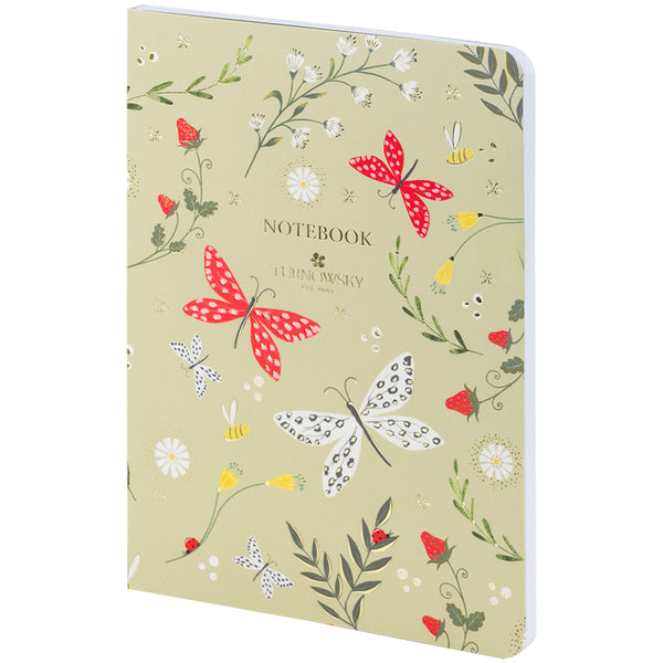 Книга записна Axent  Secret Garden 2 8700-18-A, A5, 80 аркушів, клітинка