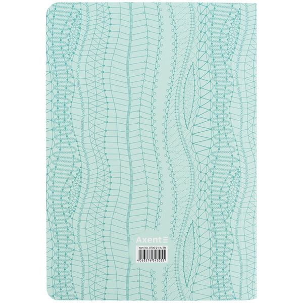 Книга записна Axent Nature`s Melody 2 8700-21-A-TR, A5, 80 аркушів, клітинка
