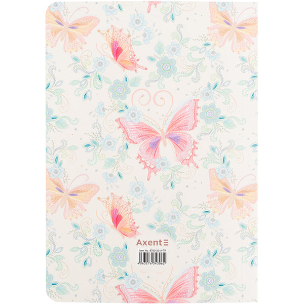 Книга записна Axent Nature`s Melody 3 8700-22-A-TR, A5, 80 аркушів, клітинка