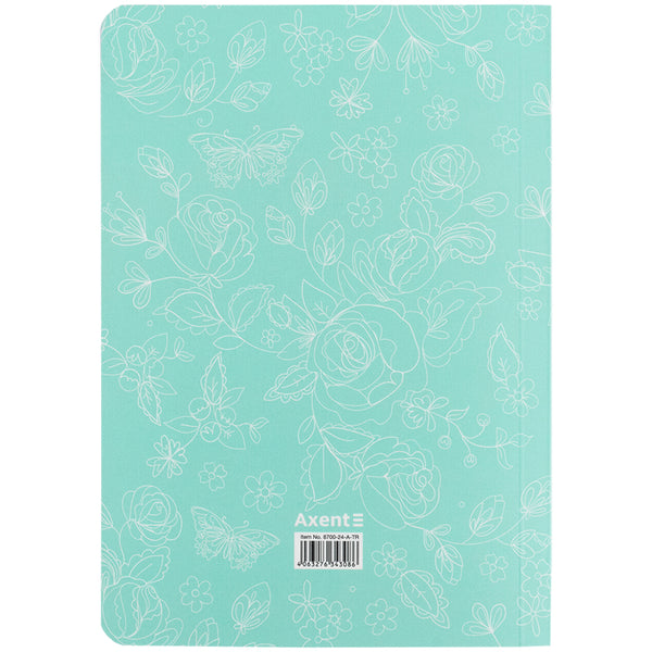 Книга записна Axent Morning Dew 2 8700-24-A-TR, A5, 80 аркушів, клітинка