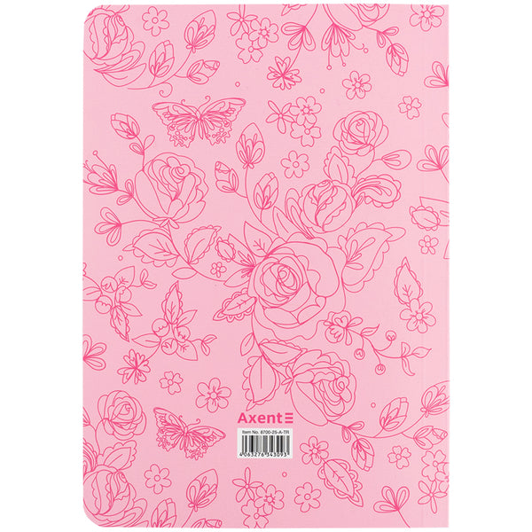 Книга записна Axent Morning Dew 3 8700-25-A-TR, A5, 80 аркушів, клітинка