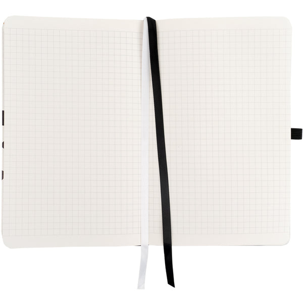 Книга записна Axent Partner Black&White 8621-10-A, 125×195 мм, 96 аркушів, клітинка