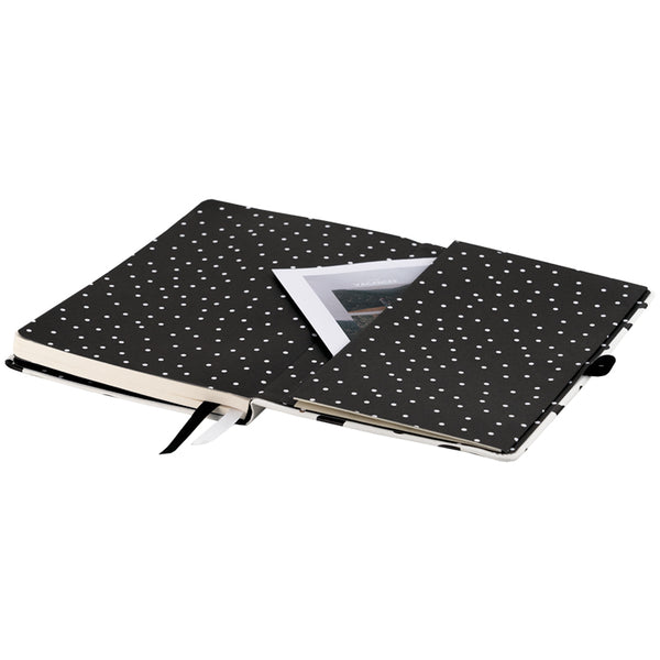 Книга записна Axent Partner Black&White 8621-10-A, 125×195 мм, 96 аркушів, клітинка