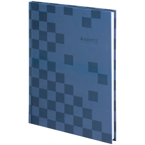 Книга записна Axent Mosaic, 8427-1-A, А4- 203*273 мм, 96 аркушів, клітинка, синя