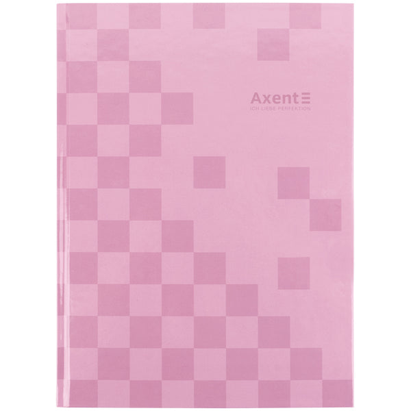 Книга записна Axent Mosaic, 8427-3-A, А4- 203*273 мм, 96 аркушів, клітинка, рожева
