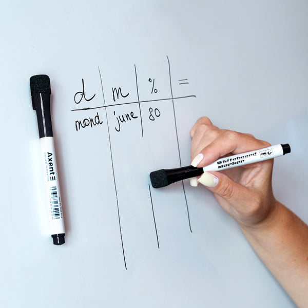 Маркер Axent Whiteboard Magnetic 2555, 1-2 мм, круглий чорний
