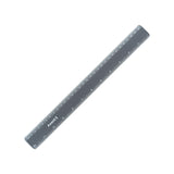 Пластиковая линейка Axent 7530-01-A, 30 см, светло-серая
