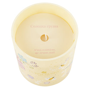 Ароматическая свеча с ароматом сладкой груши Axent Turnowsky Fairy Garden 7249-05-A-TR, 185 г