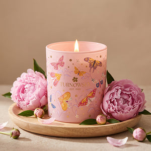 Ароматическая свеча с ароматом розового пиона Axent Turnowsky Fairy Garden 7249-06-A-TR, 185 г