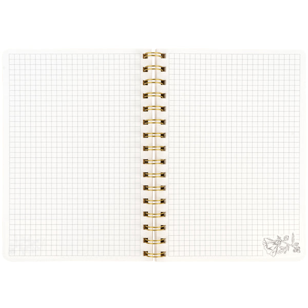 Блокнот на спирали Axent Turnowsky Bijoux 2 8470-18-A-TR, А5, 80 аркушей, клетка